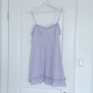 Pamela Reif x NA-KD Ruffle Neck Line Thin Strap Dress